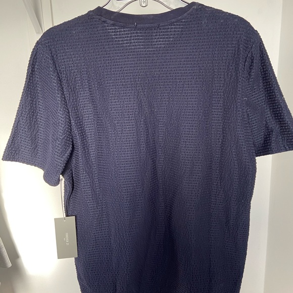 Forever 21 Mens Navy Pocket Tee - Picture 3 of 3